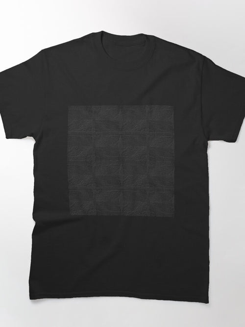 Black Saddle Leather Classic T-Shirt