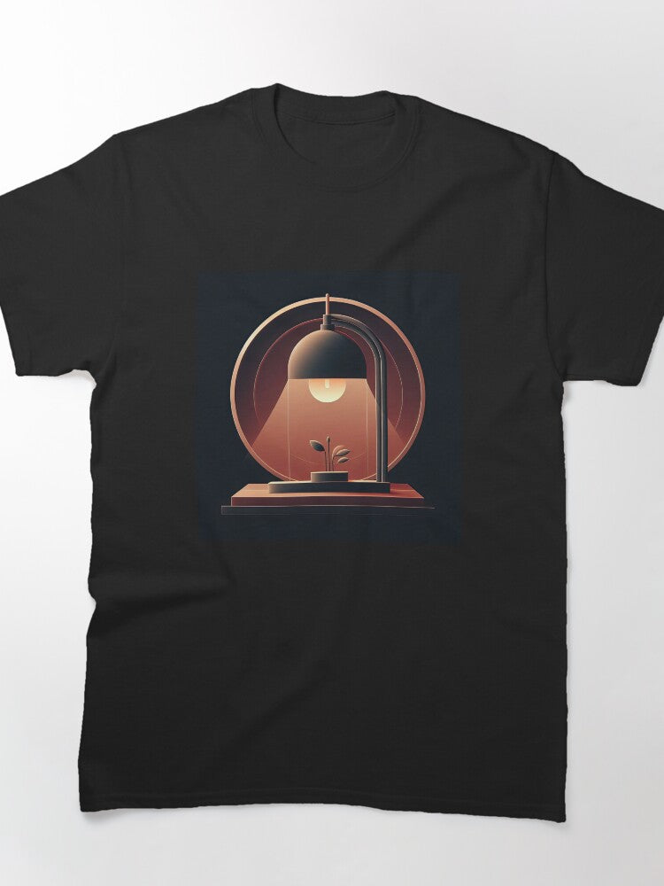 Lamp Minimalism Art Style Classic T-Shirt