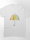 Colorful Umbrella – Bright & Cheerful Rainy Day Classic T-Shirt