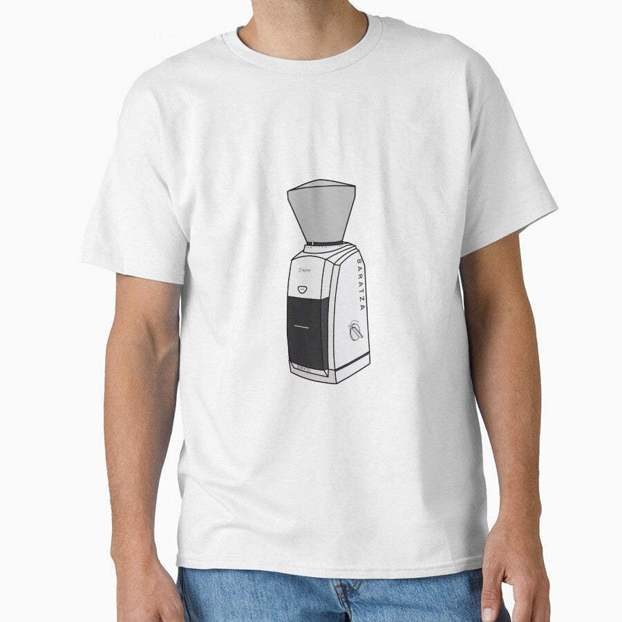 White Colored Baratza Encore sticker Classic T-Shirt