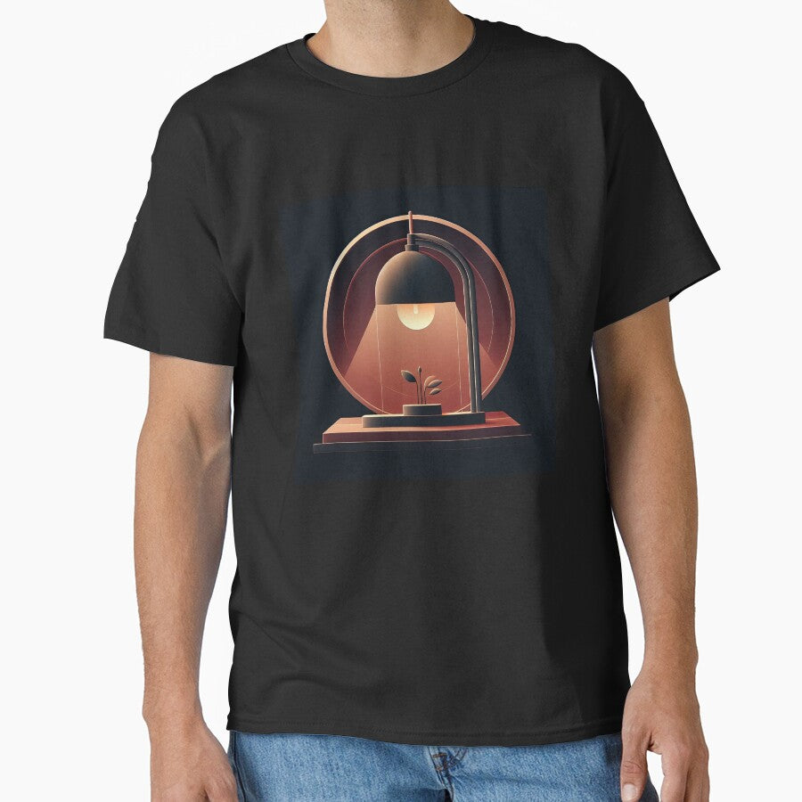 Lamp Minimalism Art Style Classic T-Shirt
