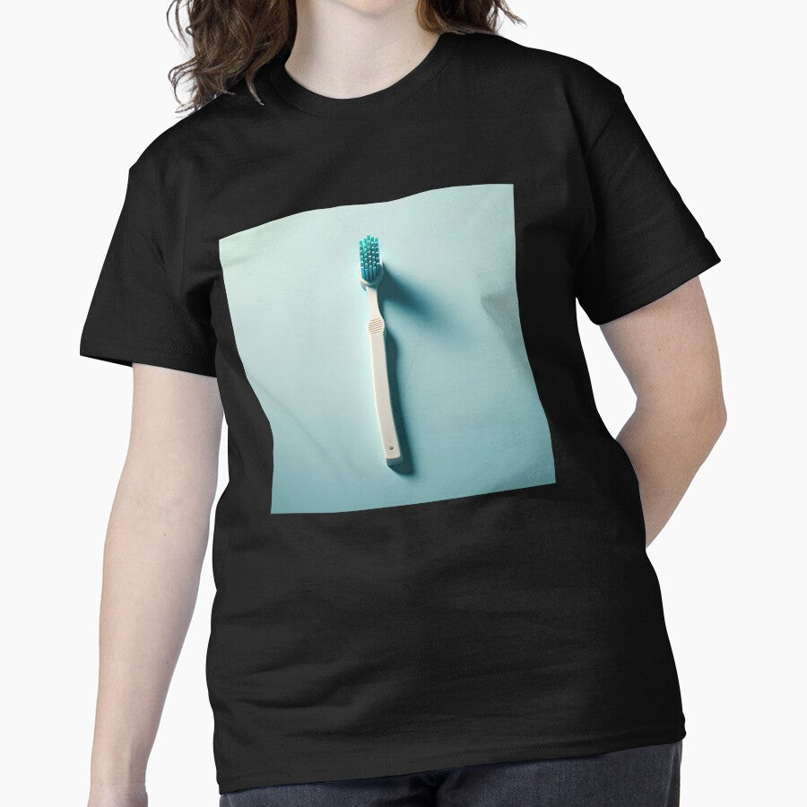 Toothbrush Minimalism Art Style Classic T-Shirt